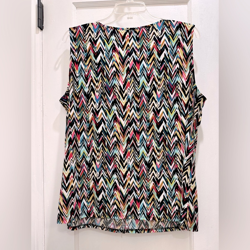 Roz & Ali Tank/Shell with ruffle front